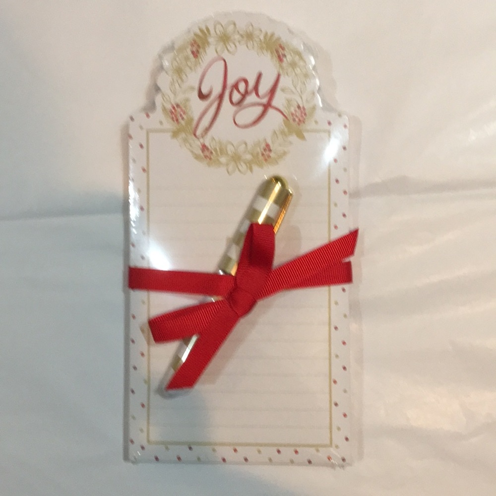New notepad with Pen.. Christmas